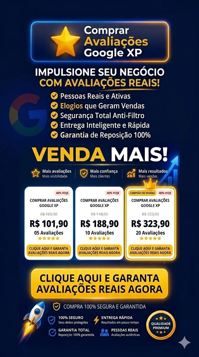 Comprar Avaliacoes Google